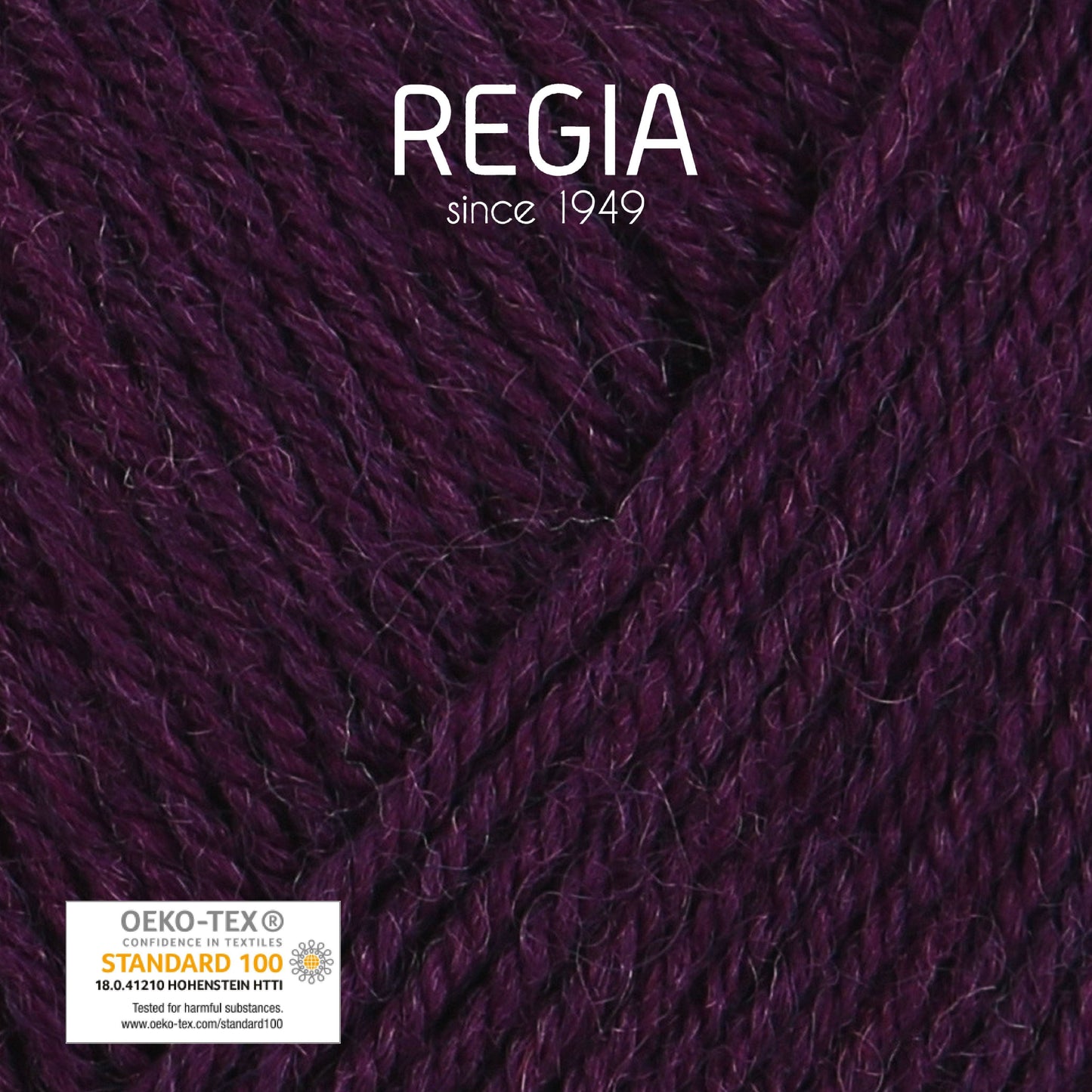 REGIA Uni 4-ply Sock Wool: Eggplant