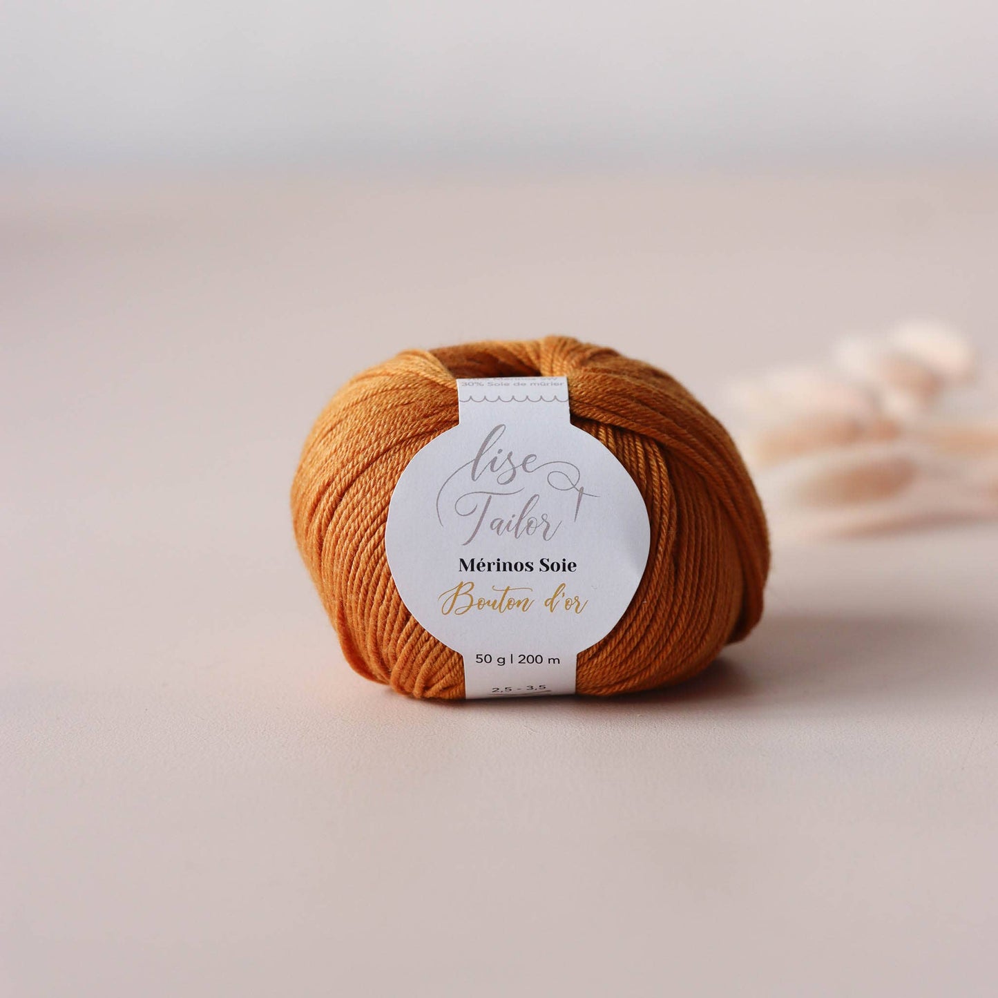 Merino Wool & Silk: Bouton d'Or