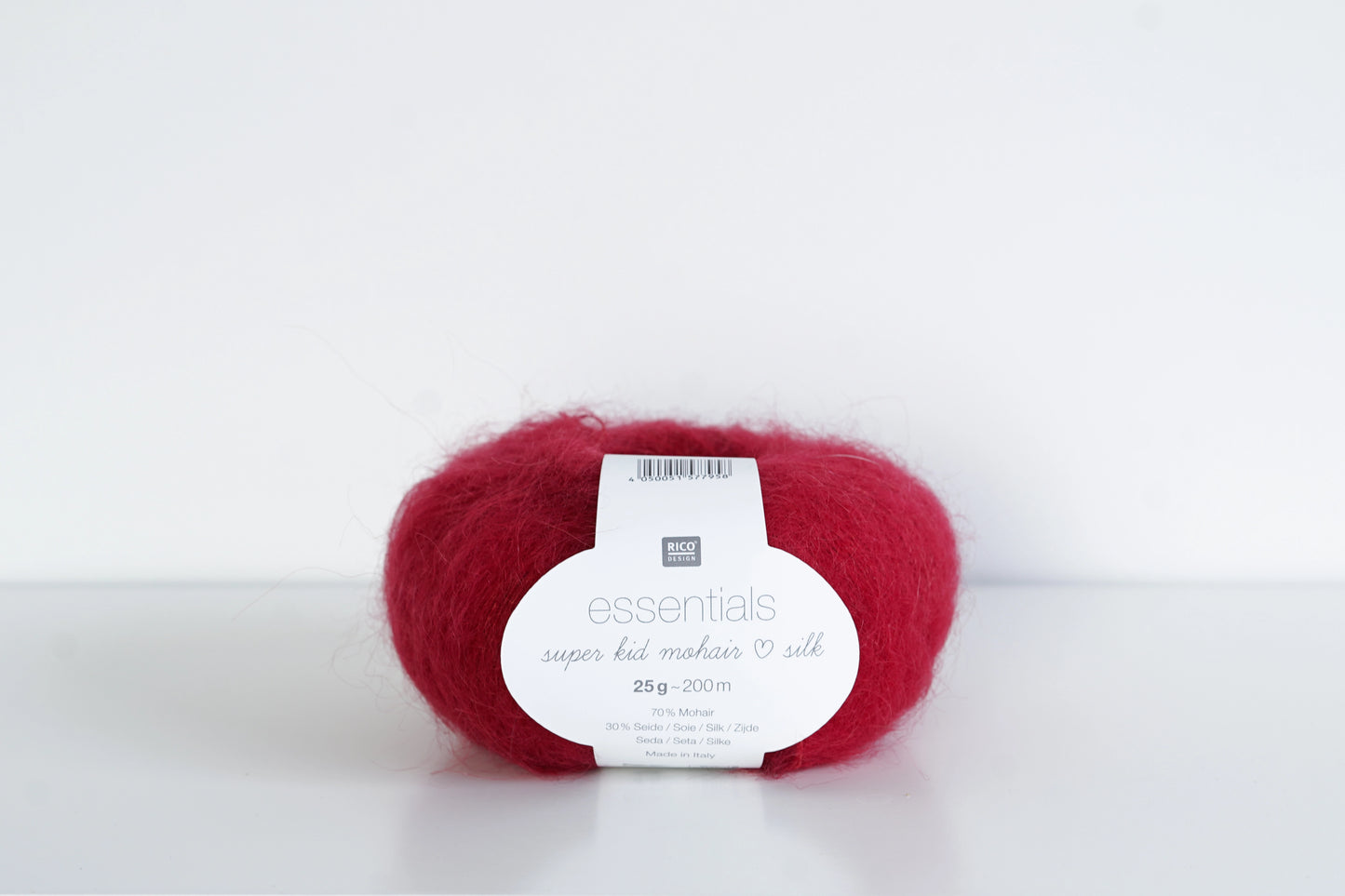 Rico Essentials Super Kid Mohair Loves Silk 039 Cherry