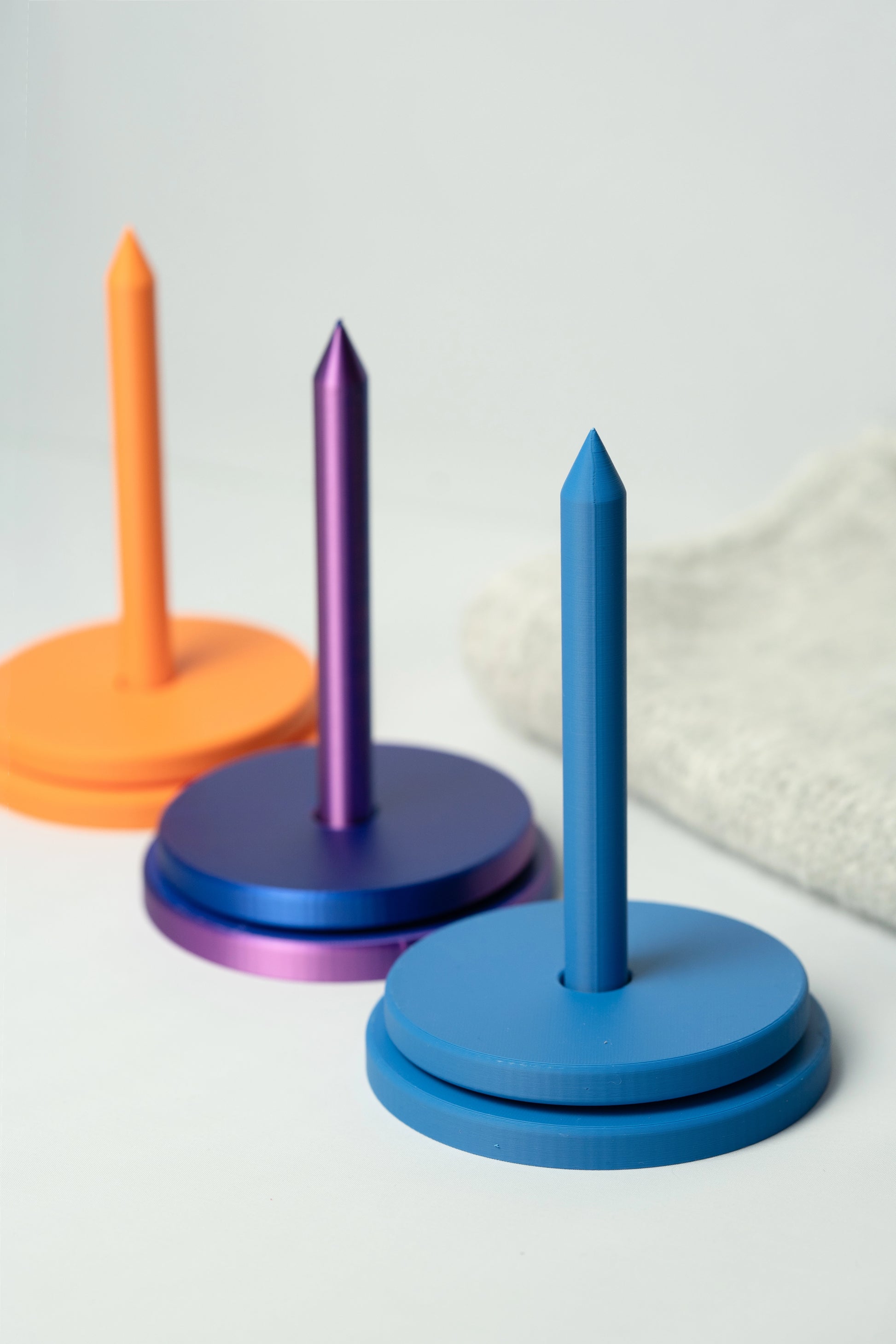 Colorful 3D Printed Yarn Holder