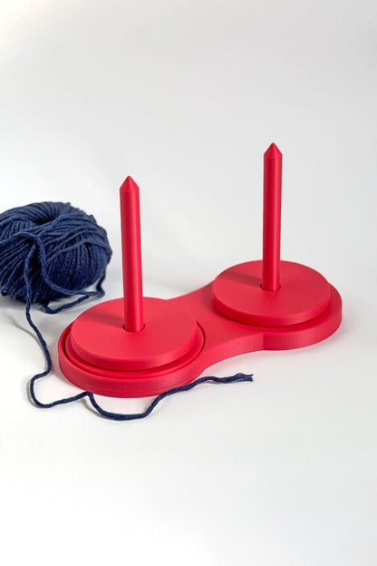 Colorful 3D Printed Yarn Holder Bubblegum Pink