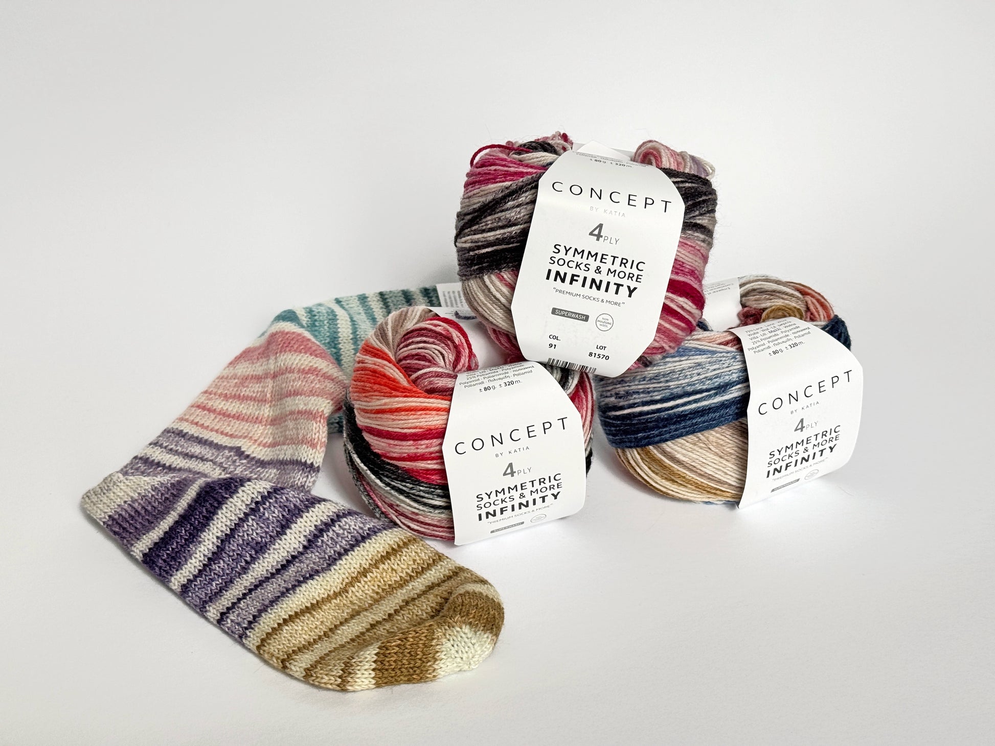 Katia Symmetric Socks & More – Infinity ColorPopCrafts
