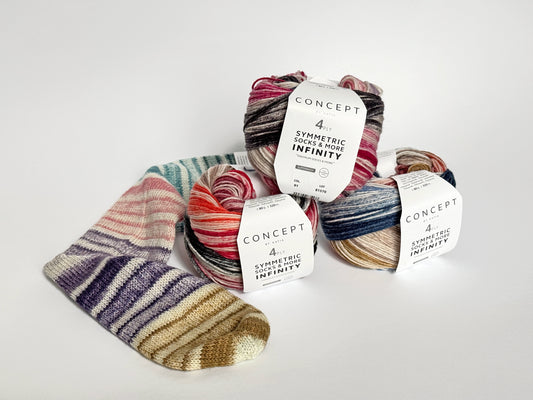 Katia Symmetric Socks & More – Infinity ColorPopCrafts