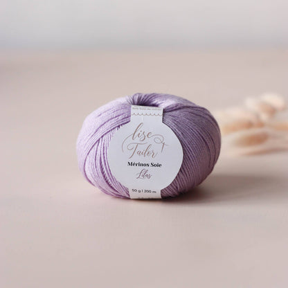 Merino Wool & Silk: Lilac