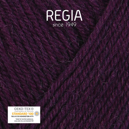 REGIA Uni 4-ply Sock Wool: Eggplant
