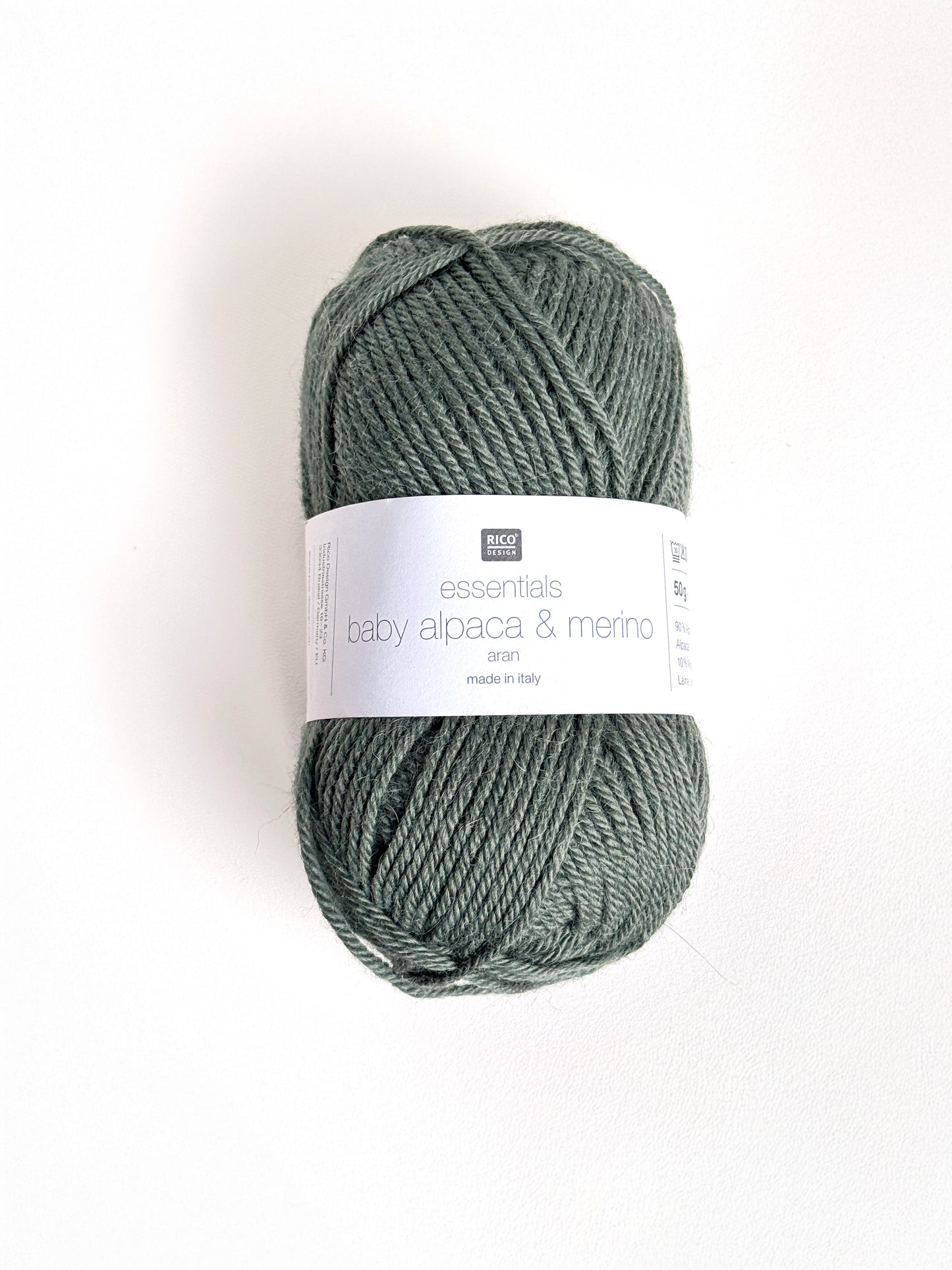 Rico Design – Essentials Baby Alpaca & Merino aran 007 Efeu