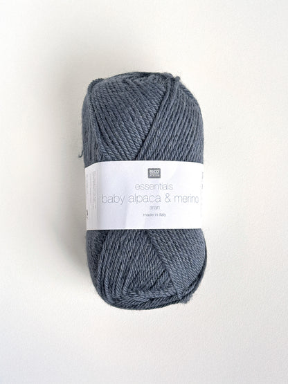 Rico Design – Essentials Baby Alpaca & Merino aran 009 Navy Blue