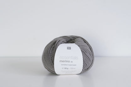 Rico Essentials Merino DK Grey