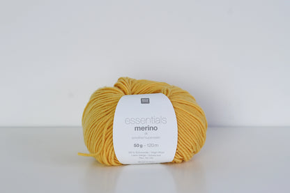 Rico Essentials Merino DK Yellow