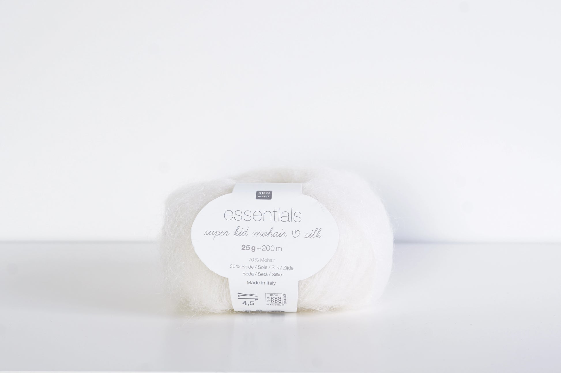 Rico Essentials Super Kid Mohair Loves Silk 001 White