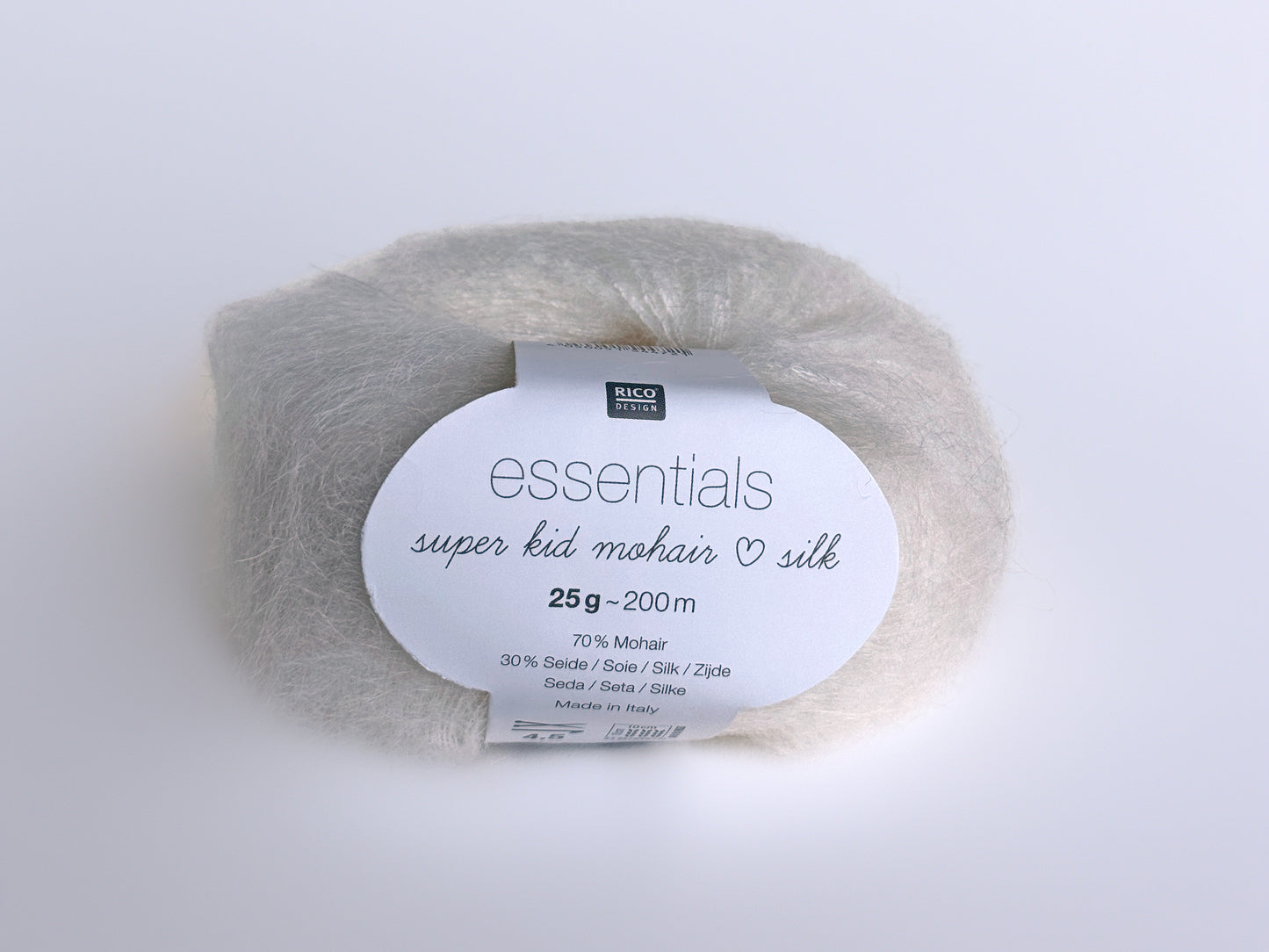 Rico Essentials Super Kid Mohair Loves Silk 001 White