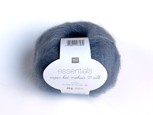 Rico Essentials Super Kid Mohair Loves Silk 041 Blue