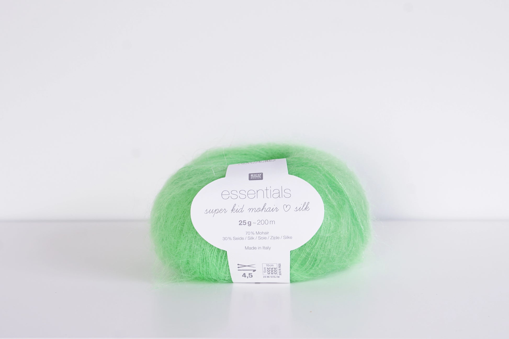 Rico Essentials Super Kid Mohair Loves Silk 067 Neon Green