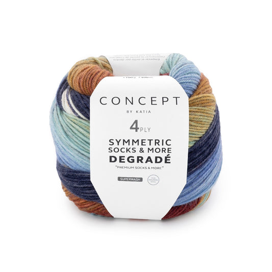 Katia Symmetric Socks & More – Degradé 80