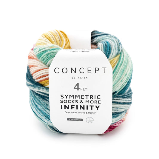 Katia Symmetric Socks & More – Infinity 95 ColorPopCrafts
