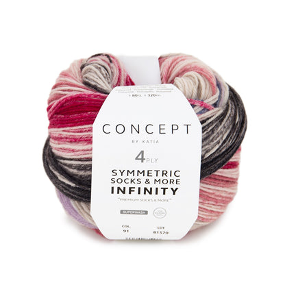 Katia Symmetric Socks & More – Infinity 91 ColorPopCrafts